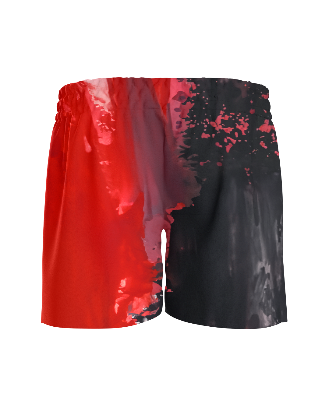 Acid Wash Red Shorts