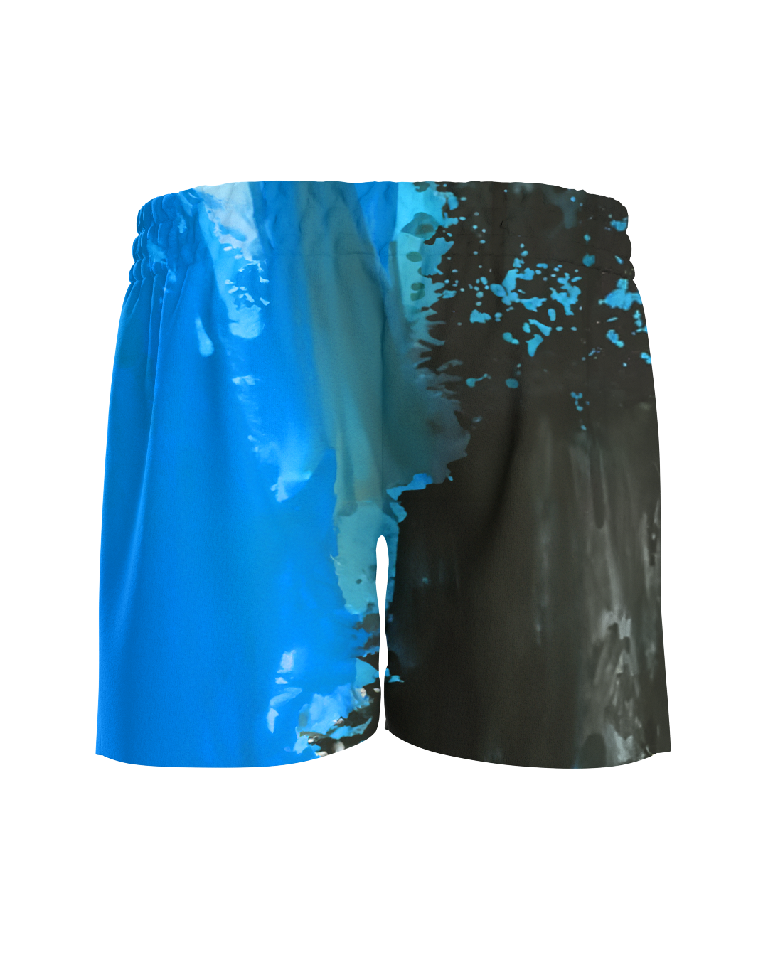Acid Wash Blue Shorts