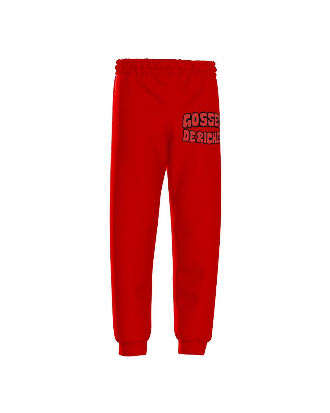 Red Plain Sweatpants