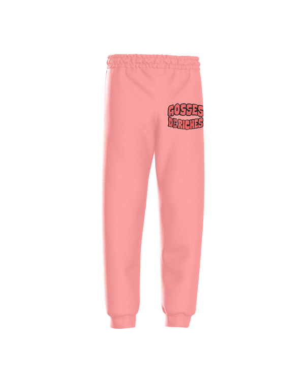 Pink Plain Sweatpants