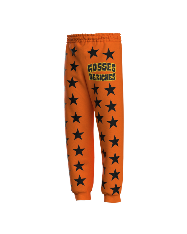 Orange Stars Sweatpants