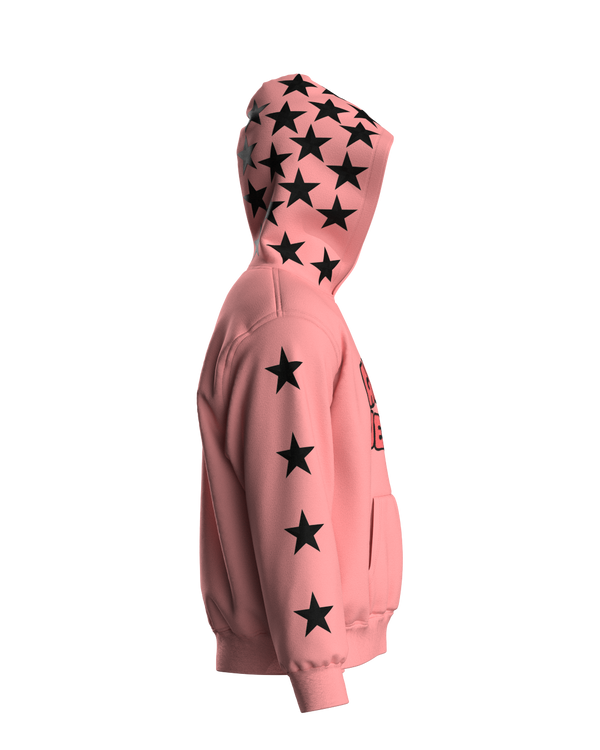 Pink Stars Hoodie