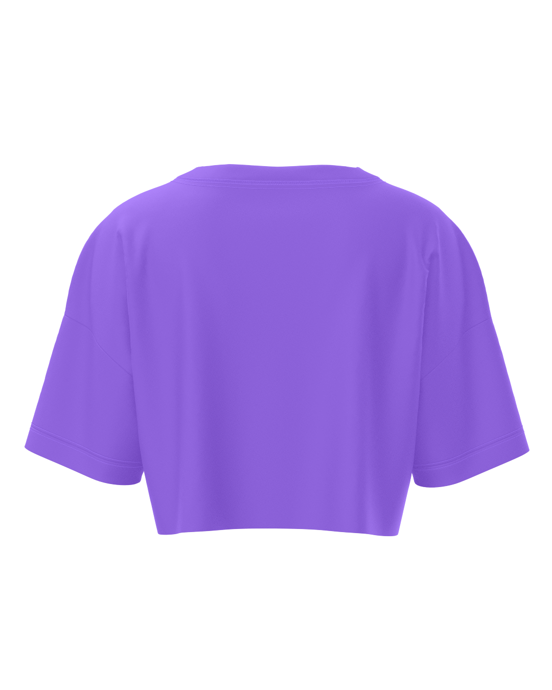 Purple Women Crop Top