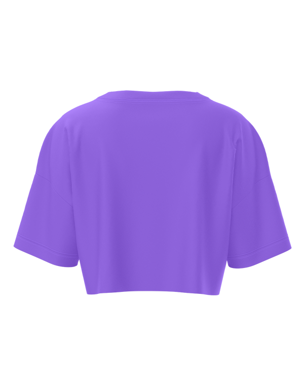 Purple Women Crop Top